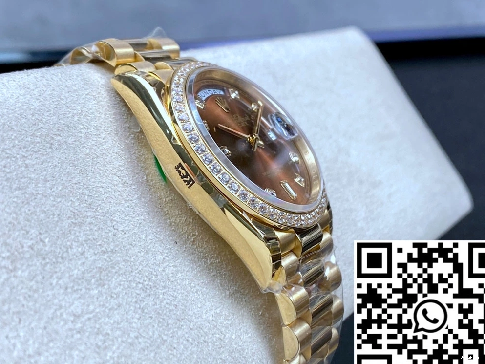 Dial M128348RBR-0005 Factory Rolex Date EW Day Brown 0819